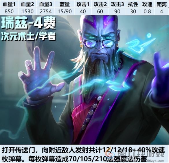 金铲铲之战s12瑞兹弈子介绍(图3) 金铲铲之战s12瑞兹弈子介绍(图3)