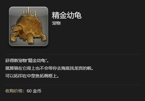 ff14精金幼龟获得方法(图4) ff14精金幼龟获得方法(图4)