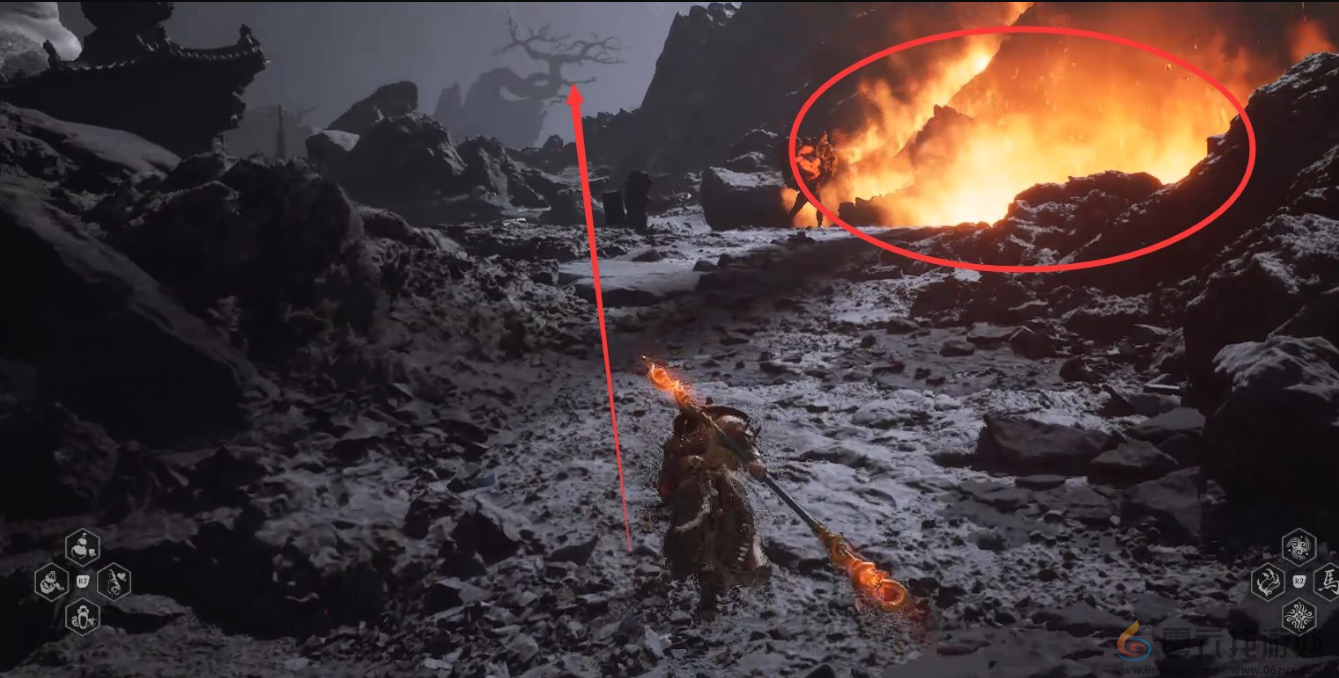 黑神话悟空第五回火光地火燎三关怎么玩(图5) 黑神话悟空第五回火光地火燎三关怎么玩(图5)