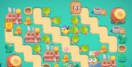 保卫萝卜4秋天的第一杯奶茶第十关通关攻略(图3)