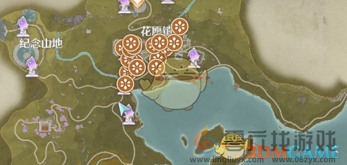 无限暖暖花愿镇雕像位置(图1)