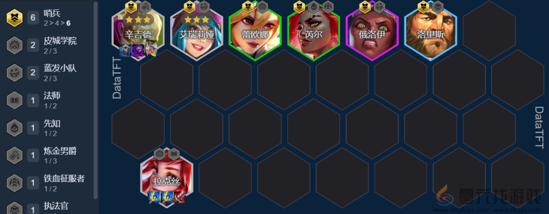 金铲铲之战孤胆英雄拉克丝阵容推荐(图5)
