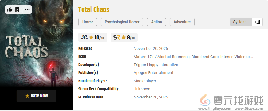 联手《寂静岭》传奇作曲家！媒体高分盛赞恐怖游戏新作《全面混沌》(图2)