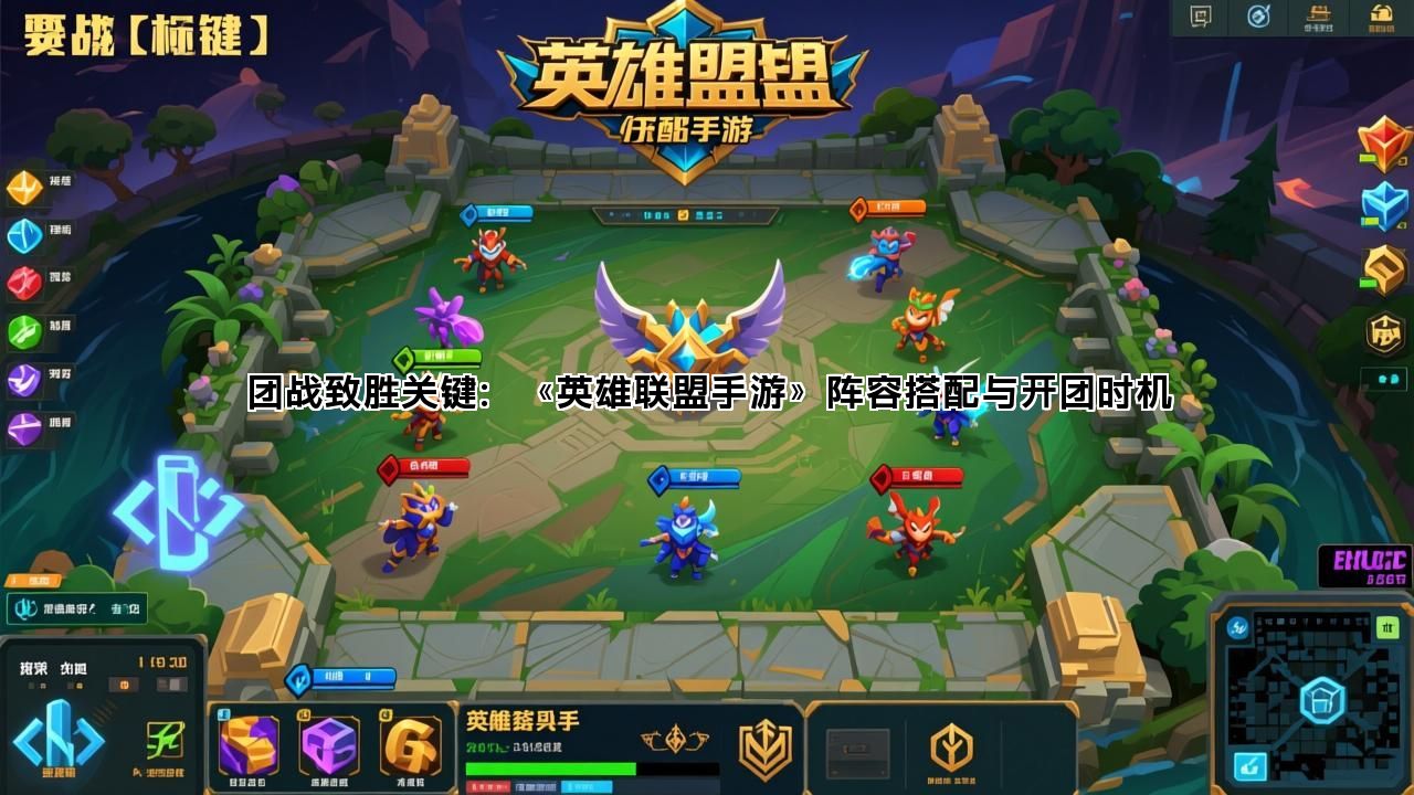 团战致胜关键：《英雄联盟手游》阵容搭配与开团时机(图1)